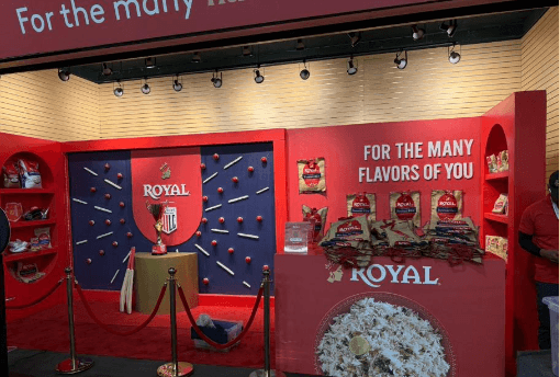Royal booth at the stadium